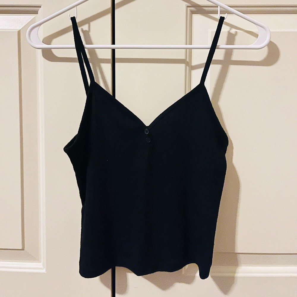 Black tank top